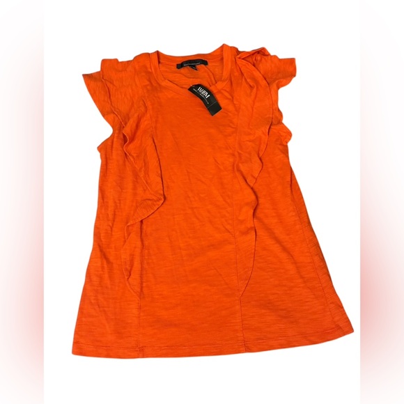 NWT WHBM ruffle front top-small - Picture 1 of 4